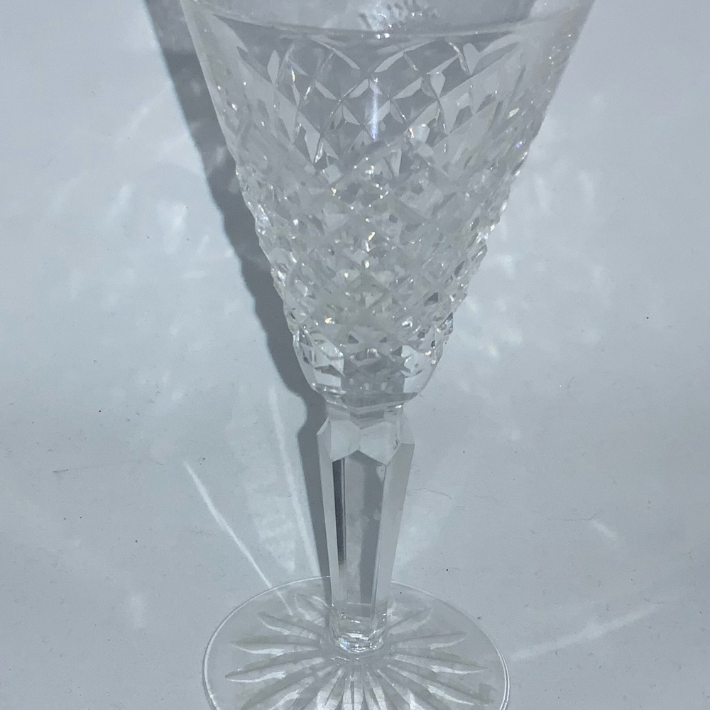 Waterford Crystal Templemore Cut Sherry Glass 5 1/2 Inches Tall Classy Signed